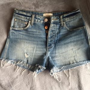 Denim shorts